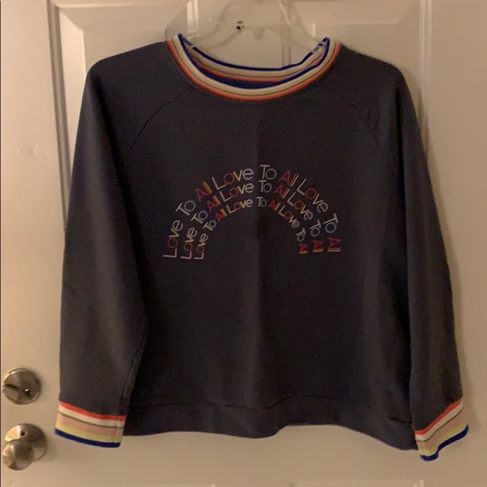 Graphic sweatshirt Love to All
